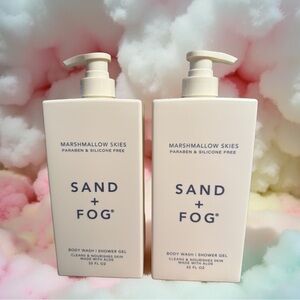 Sand & Fog NWT Qty of 2 Marshmallow Skies Body Wash Shower Gel 32FL Oz Each